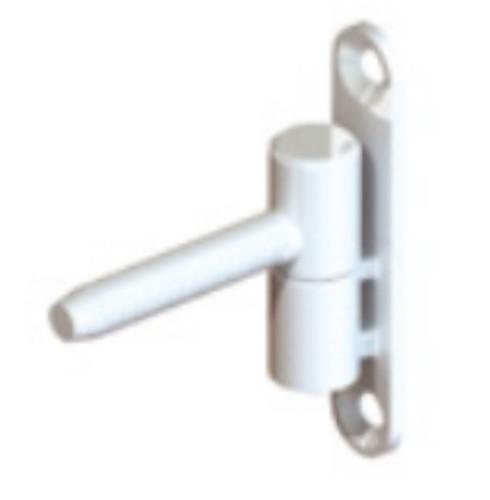 PAUMELLE FICHE MENUISÉ PVC DIAMÈTRE 15 MM HAUTEUR 83 MM ÉPOXY BLANC MONIN 654020