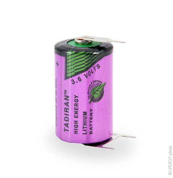 Pile lithium SL-350/PT 1/2AA 3.6V 1.2Ah - haute densité énergétique et connectique radiale PT_0
