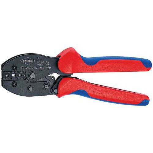 PINCE À SERTIR PRECIFORCE® - POUR COSSES À FÛT OUVERT 05 - 60MM² - KNIPEX