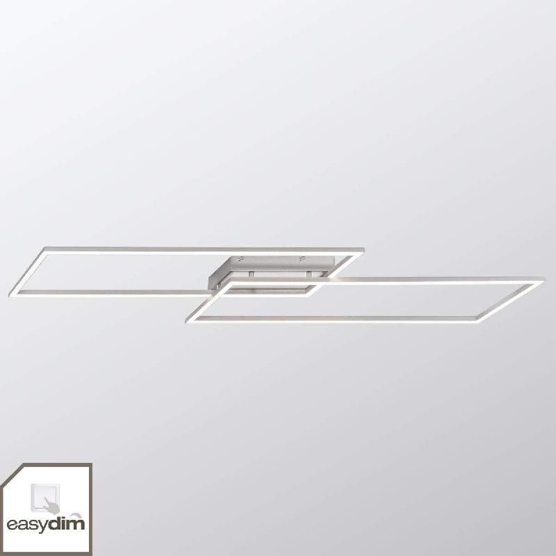 PAUL NEUHAUS PLAFONNIER LED INIGO, 113 CM, À 2 LAMPES, INTENSITÉ VARIABLE