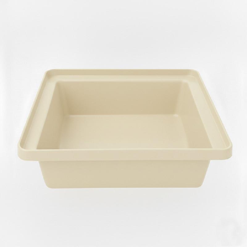 PLAST'UP ROTOMOULAGE Bac de rangement empilable 30l - SABLE - beige plastique 0637962083026_0