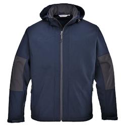 Portwest - Softshell de travail avec capuche Bleu Marine Taille XL - XL bleu polyester 5036108263011_0