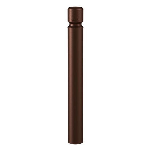 POTELET AGGLO Ø 102 MM - ZINC MARRON 8017 - PROCITY