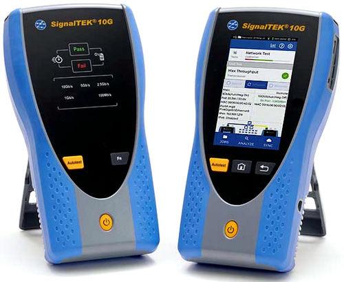 Qualificateur de réseaux - Testeur de bande passante jusqu'à 10 Gb/s - SignalTEK 10G par Trend Networks_0