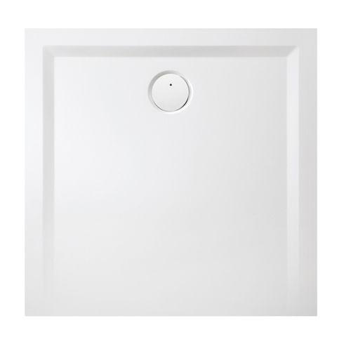 RECEVEUR DE DOUCHE - 100 X 100 CM - LISSE BLANC - SPACE MINÉRAL S LEDA