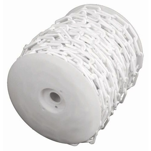ROULEAU 75M DE CHAINE SIGNAL BLANC DIAMÈTRE = 6MM - NOVAP