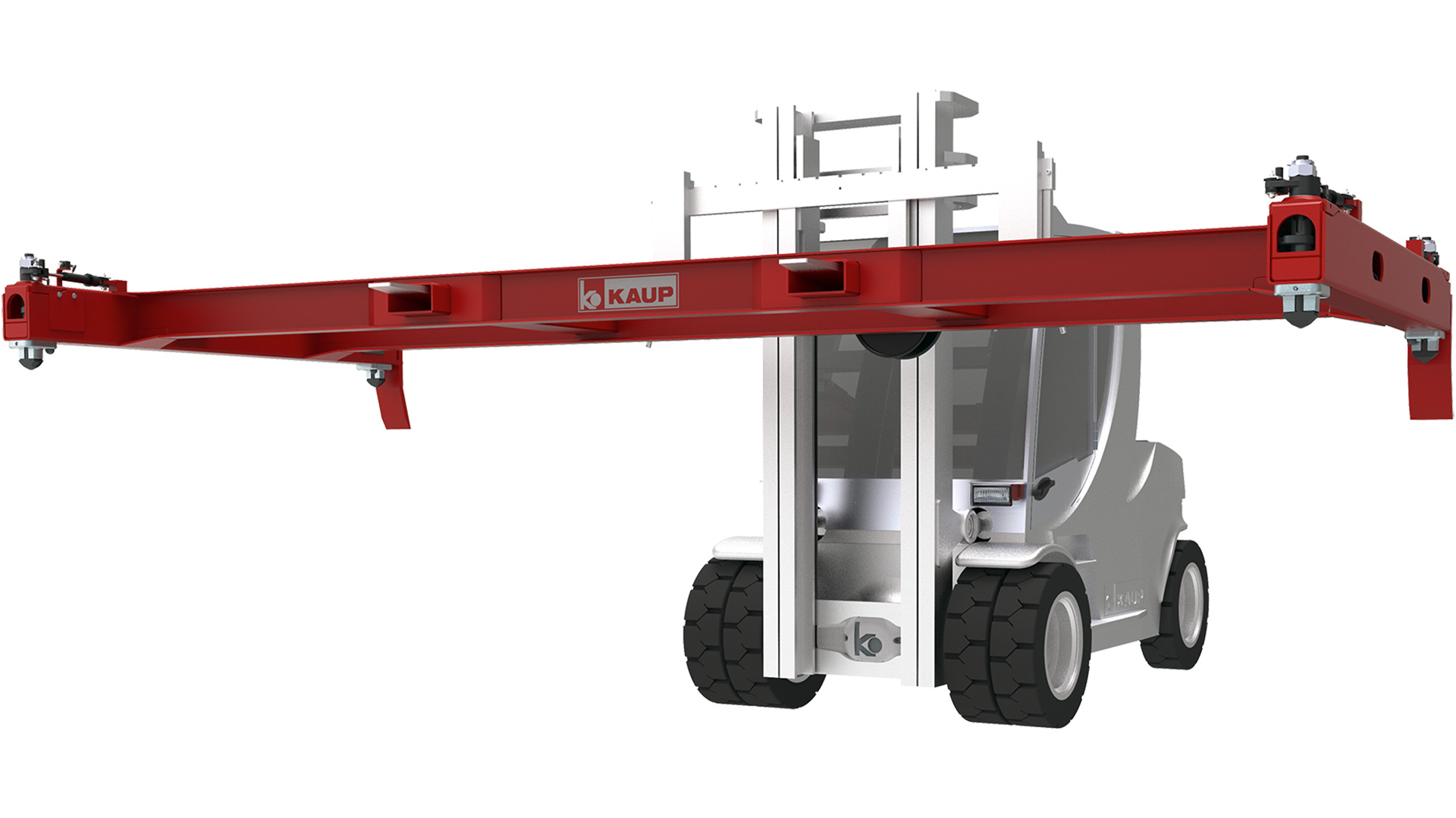 Spreader enfourchable fixe - Kaup T192E - pour conteneurs de 10' à 40' - capacité 1.000 à 45.000 kg_0