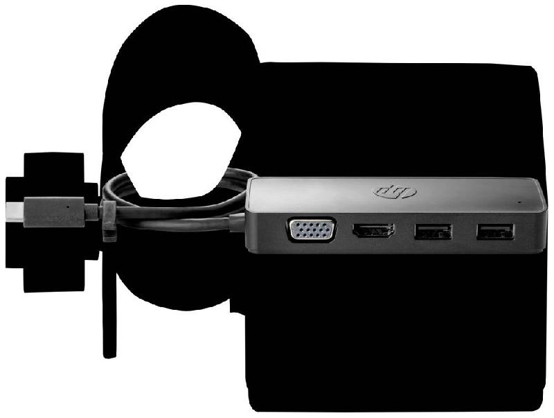 Station d'accueil USB-C® HP 235N8AA#ABB pour ordinateurs portables, compatible avec la marque HP Chrom - 0195122815479_0