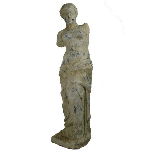 STATUE DE JARDIN VÉNUS DE MILO EN PIERRE RECONSTITUÉE