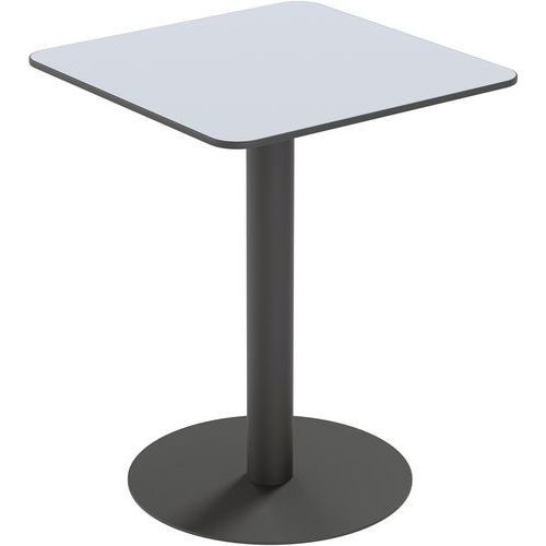 TABLE D'EXTÉRIEUR CROSS CARRÉE 60X60CM H75CM - PLATEAU GRIS - MEET BY PAPERFLOW