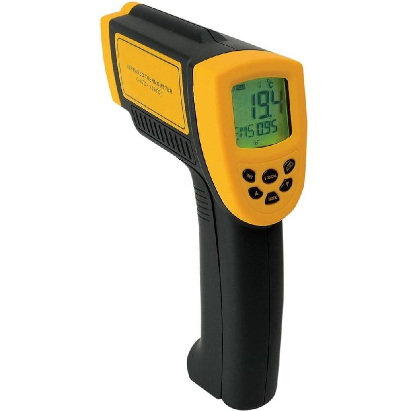 Thermomètre sans contact à visée laser - Température jusqu'à 1350° - Ratio 50:1 - Référence TTX2741_0