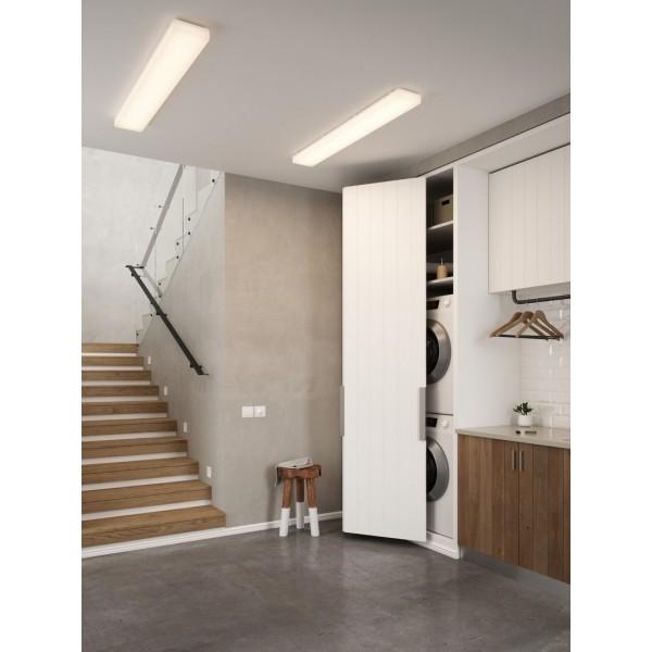 TRENTON 60W RÉGLETTE MÉTAL ET PLASTIQUE BLANC LED INTEGRÉE 4000K - NORDLUX 47486101