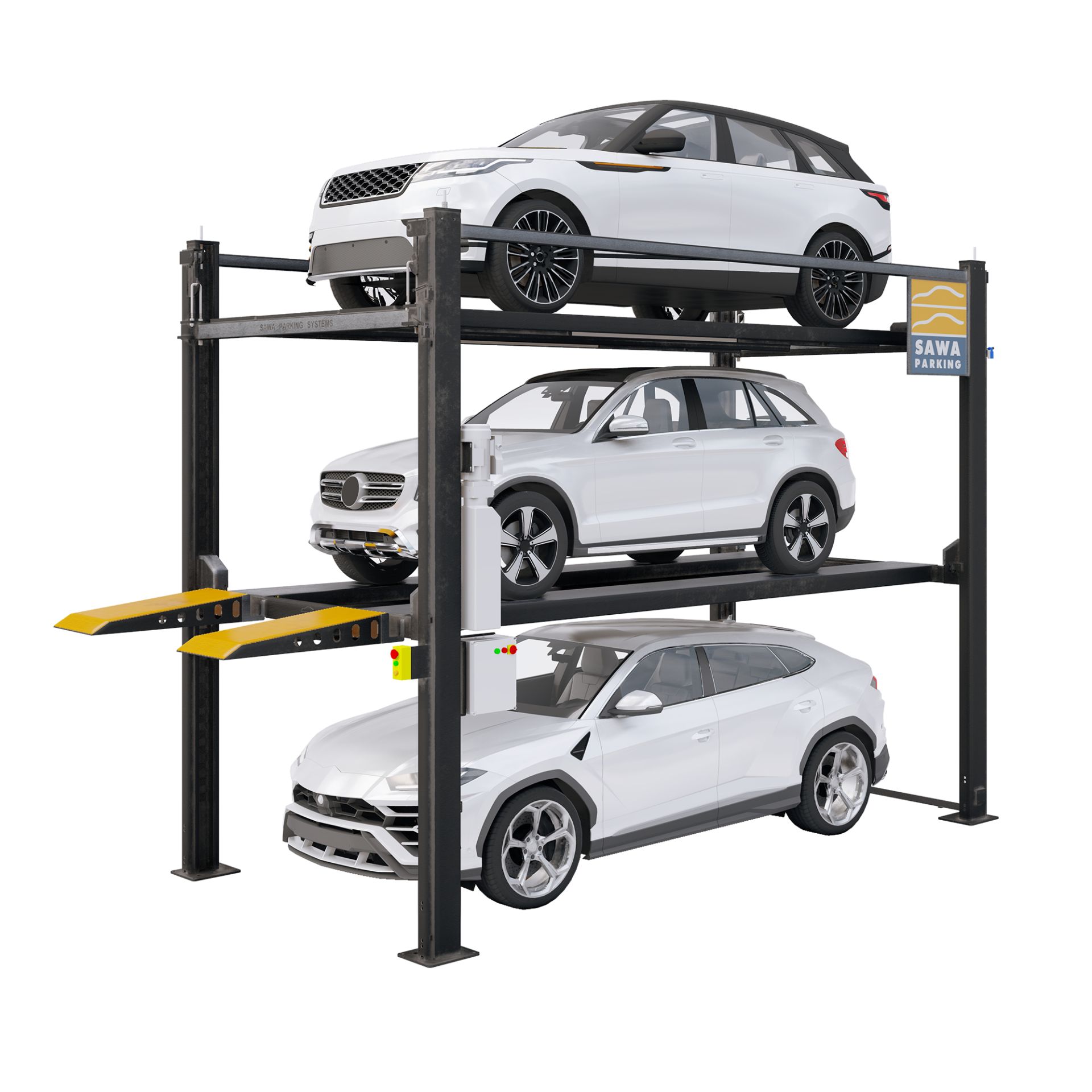 Tripleur de parking pour voiture avec une hauteur de 4000 mm - 220 ou 380V - TSL 2.7T3500_0