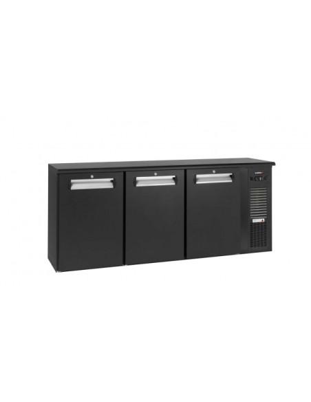 Arrière-bar Gamko 3 portes pleines - Référence : E3/222MU84 - 520L, tropicalisé 40°C, fabriqué aux Pays-Bas_0