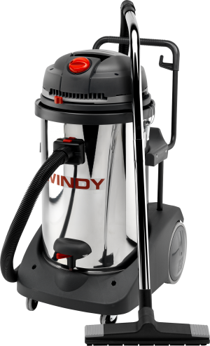 Aspirateur à eau et poussière LavorPro Windy 378 IR - 3 moteurs by-pass, réservoir inox basculant, 78L_0