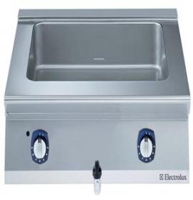 Bain-marie électrique top 1 cuve gn2/1 avec panneaux frontaux, latéraux et arrières en acier inoxydable - 371097_0