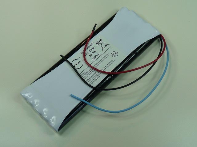 Batterie industrielle Nimh 20x AA 20S1P ST5 - 24V 2.5Ah F200 - Marque NX_0