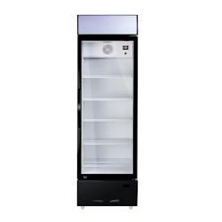 Cleiton® -Armoire d'exposition réfrigérée 300 Litres 1 Porte Ventilée à air soufflé Romux - 8436604193947_0