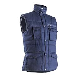 Coverguard - Gilet de travail chaud sans manches en coton et polyester bleu marine POLENA Bleu Marine Taille 2XL - XXL bleu 3435241524232_0