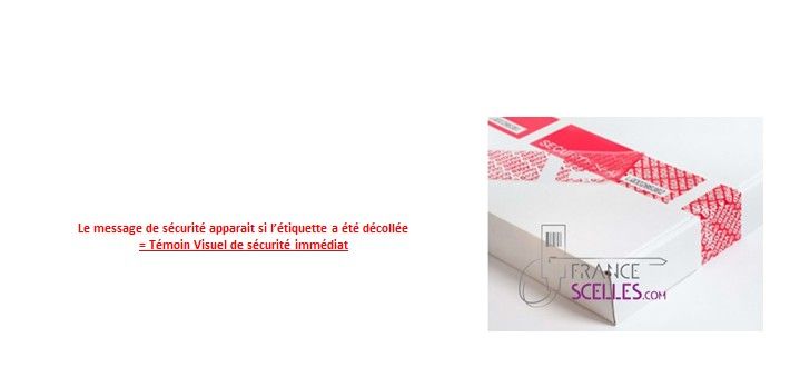 Étiquette de sécurité VOID - Avec résidu pour traçabilité visuelle sur boîtes, armoires et sachets de prélèvement_0