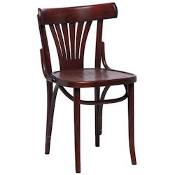 Fameg Chaises en bois courbé noyer (2 pièces) - Bois massif CF143_0