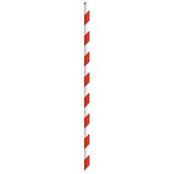 FIRSTPACK FHC - Paille Papier rouge  / Blanc emballé individuellement   H197mm - 3000Pcs - rouge papier 210CHP19EMBR_0
