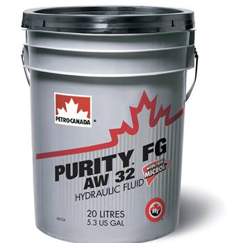Fluide hydraulique Petro-Canada PURITY FG AW - qualité alimentaire, protection supérieure, homologué H1_0