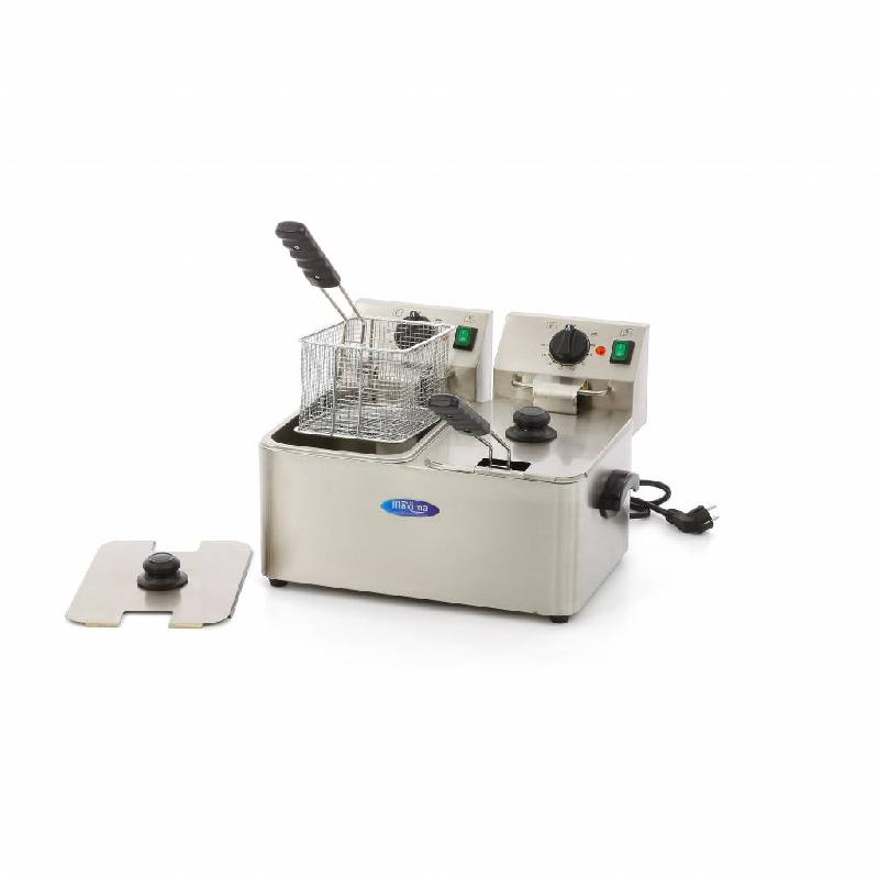 Friteuse - 2x4L 2kg Maxima 09300411_0