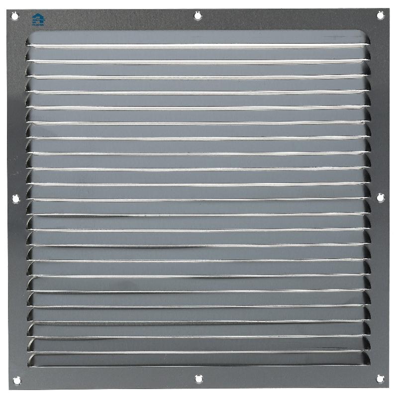 Grille estampée 436 300x300mm anodisé argent - RENSON - 43003001 - 486425_0