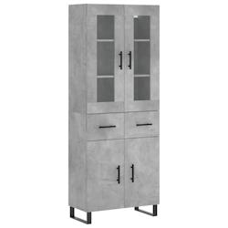 Helloshop26 - Buffet bahut commode armoire meuble de rangement organisateur cuisine salle de séjour salon haut 69,5 x 34 x 180 cm 02_0034686 - 300021_0