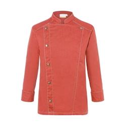 KARLOWSKY Veste de cuisine homme, jean, manches longues , vintage red , 52 - 52 rouge 4040857042477_0