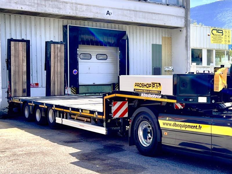 Semi remorque porte-engins Nooteboom