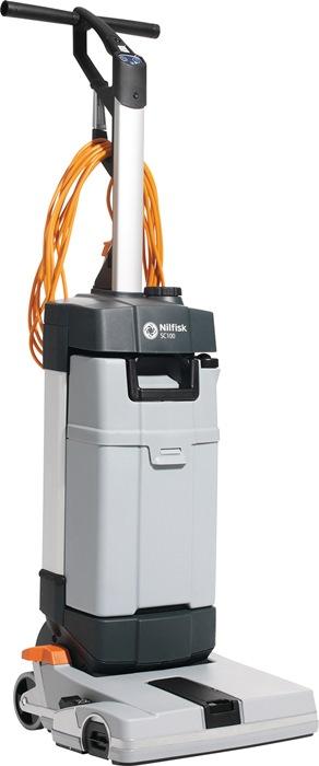 Laveuse de sol SC 100 - largeur de travail 310 mm - 620 m²/h - NILFISK - compacte et efficace_0