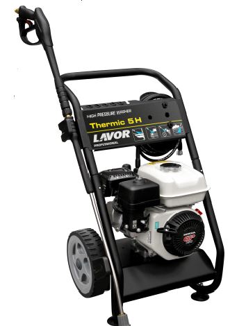 Nettoyeur haute pression thermique 5 HP - Eau froide - Pompe en laiton et moteur Honda GC 160_0