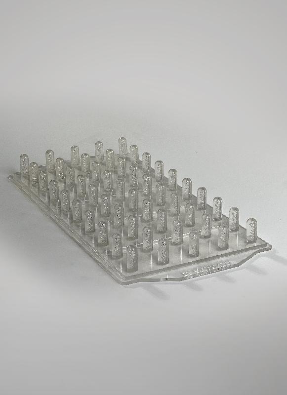 Plaque de forage / poussoir Winstrip - Plaques Winstrip 128 transparentes en plastique injecté - Réf 402123_0