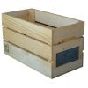 Ref7 - Caisses en bois avec ardoise - 23x46xh26cm - Modèle de rangement_0