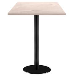 Restootab - Mange-debout 60x60cm - modèle Rome bois chêne bosco - marron TB-ROMFF-6060M-CH.BOS_0
