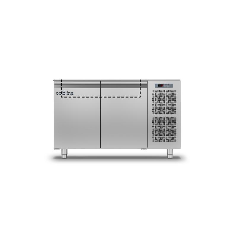 Saladette de préparation réfrigérée tropicalisée GN1/1 positive - sans plan de travail - groupe logé - 2 portes - 280 litres - TS131MD-2_0