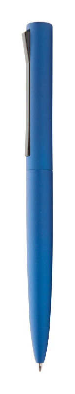 Stylo bille en aluminium - encre bleue - couleur bleu - 18g_0