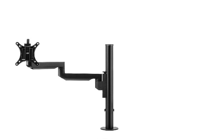 Support pour écran Filex Galaxy Modular Single - Pince/Boulon - Noir - Réglable, 100% recyclable, charge max 12 kg_0