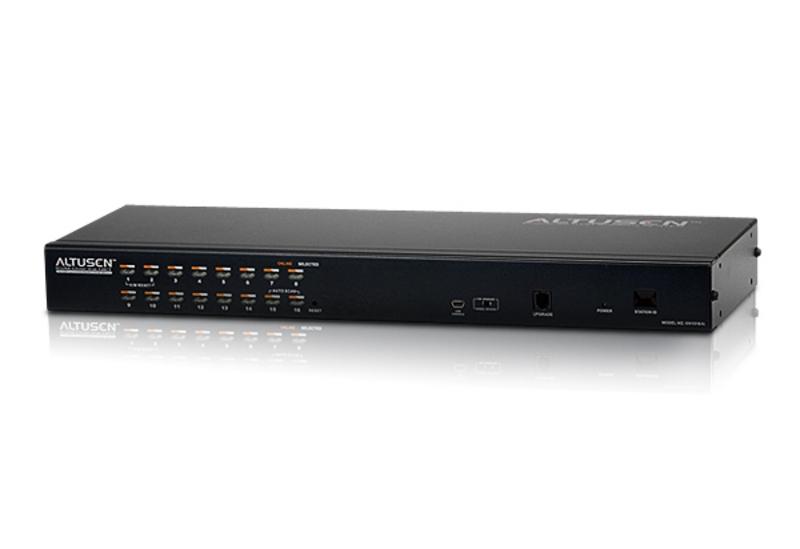 ATEN KH1516Ai - Commutateur écran, clavier et souris avec grille de montage - VGA, 16 ports, sécurité 256-bit AES_0