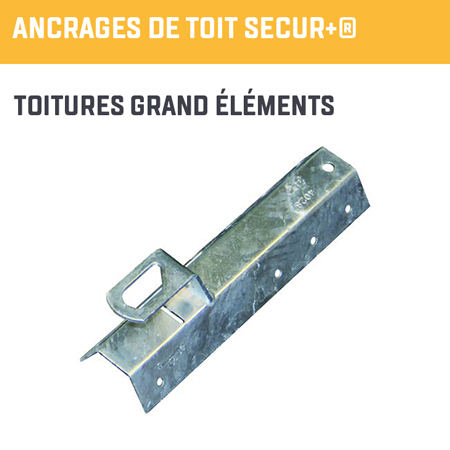 Point d'ancrage toiture