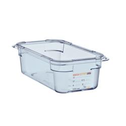 Boîte Hermétique en ABS Bleue sans BPA - GN 1/3 - Araven - transparent 07819_0
