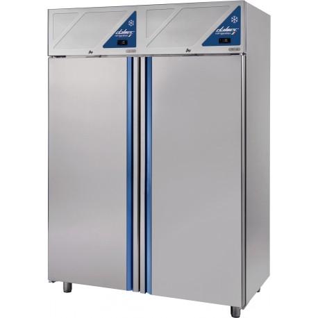Armoire réfrigérée double température 0/+10 / -18/-22 - 2 portes pleines - 1400 l - avec groupe logé - da1400pn-3 - dalmec_0