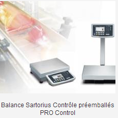 Balance industrielle Sartorius - Contrôle préemballés PRO Control_0