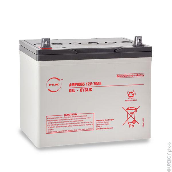 BATTERIE PLOMB ETANCHE GEL NX 70-12 CYCLIC 12V 70AH M6-M_0