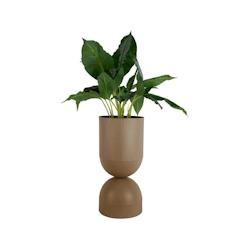 Cache pot en métal réversible Tonar Marron - XL Pt' - marron 8714302772108_0