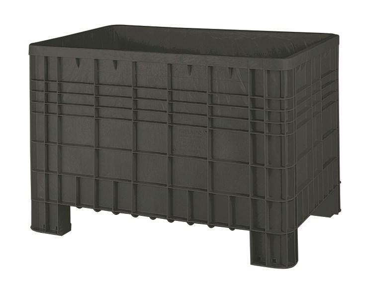 Caisse palette plastique économique atlas 520 litres l.1165 x p.790 mm_0