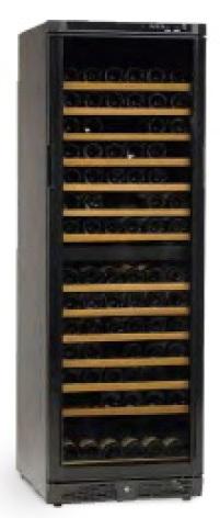 Caves à vins statiques TFW360-2 - grande capacité, double compartiment avec contrôle indépendant, design élégant_0
