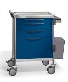 Chariot de soin hospitalier Insausti mod 2325 - tiroirs 1/50, 2/100, 1/20 dossiers radios - 61-2325_0